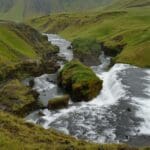 Iceland Mountains Beautiful River