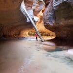 The Subway Top Down Route Zion National Park