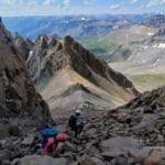 Climbing Mount Sneffels In Colorado