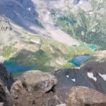 View From Mount Sneffels In Colorado
