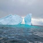A Blue Iceberg Antarctica Ocean